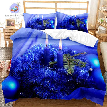 Housse de Couette Noel Guirlande